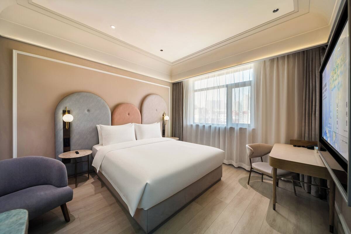Superior kamer, 1 kingsize bed | Luxe beddengoed, donsdekens, bedden met traagschuimmatrassen