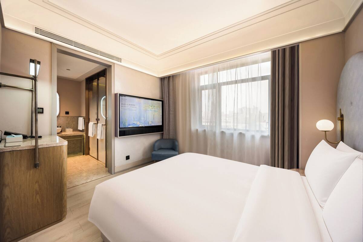 Standaard kamer, 1 queensize bed | Luxe beddengoed, donsdekens, bedden met traagschuimmatrassen