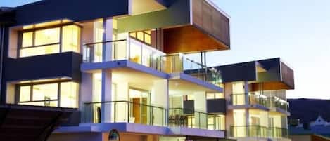 Front of property – evening/night