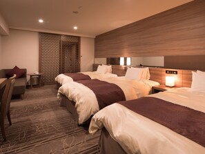 Zweibettzimmer, Nichtraucher (A Type) | Zimmersafe, Schreibtisch, Verdunkelungsvorhänge, kostenloses WLAN