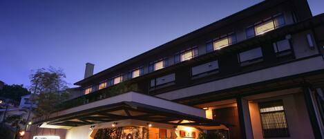 Front of property - evening/night