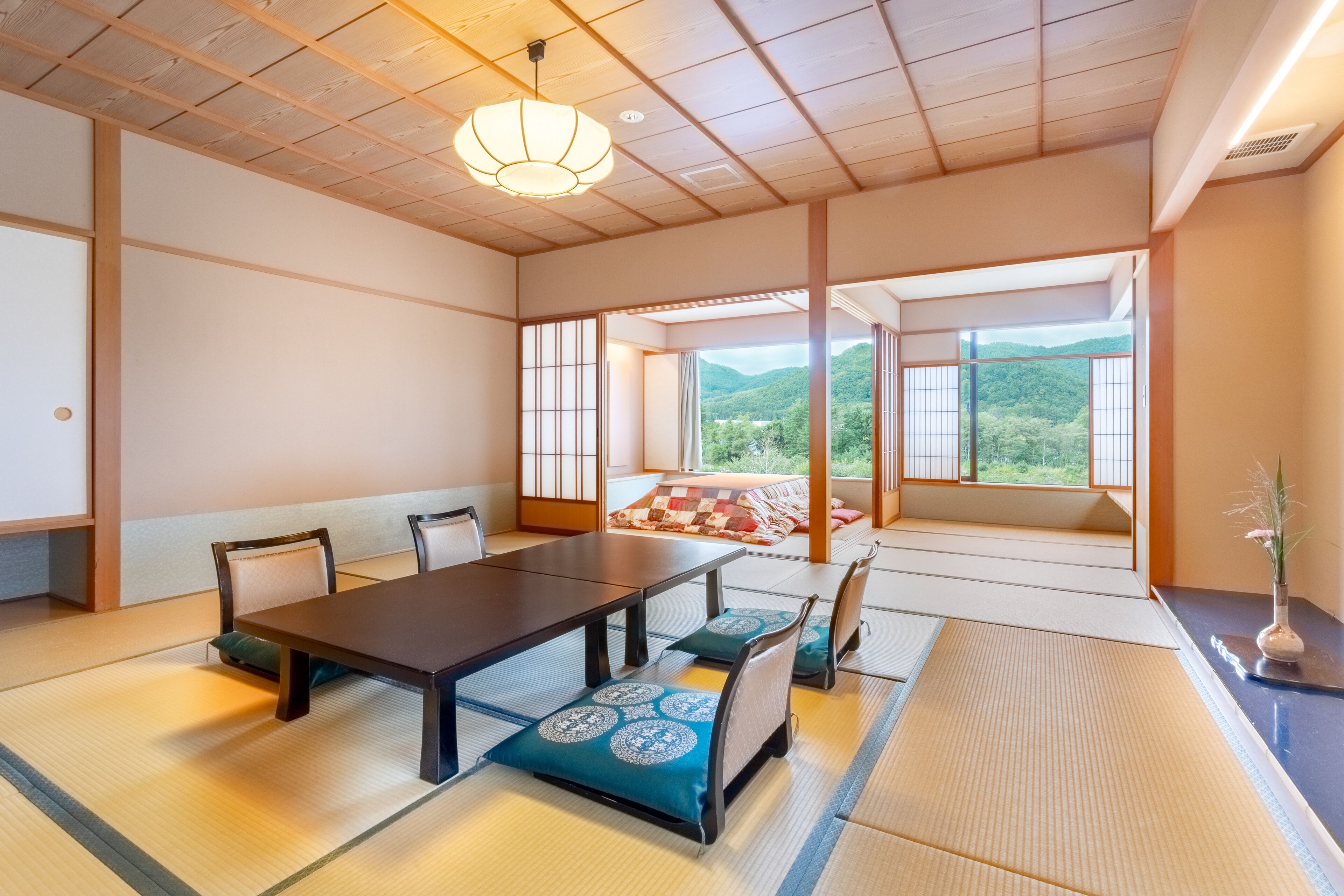 Japanese Room with Hori-gotatsu, Non Smoking | In-room safe, bed sheets