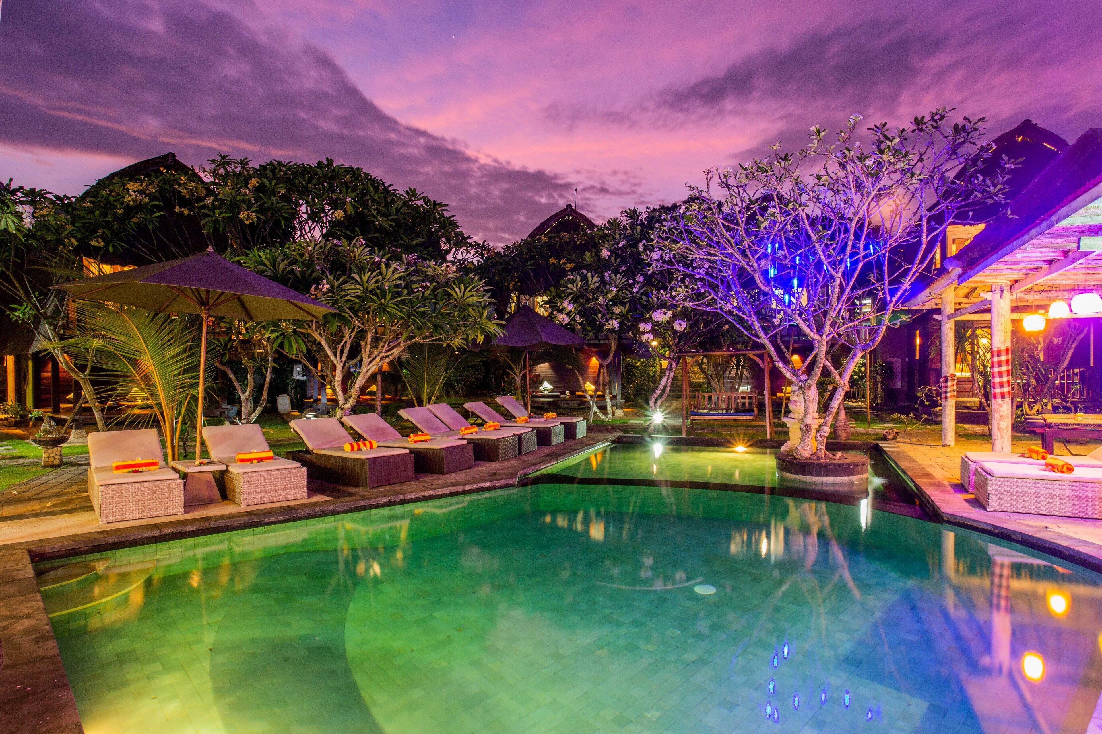 front of property – evening/night