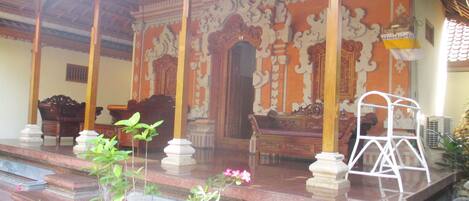 Habitación Deluxe, tina | Terraza o patio