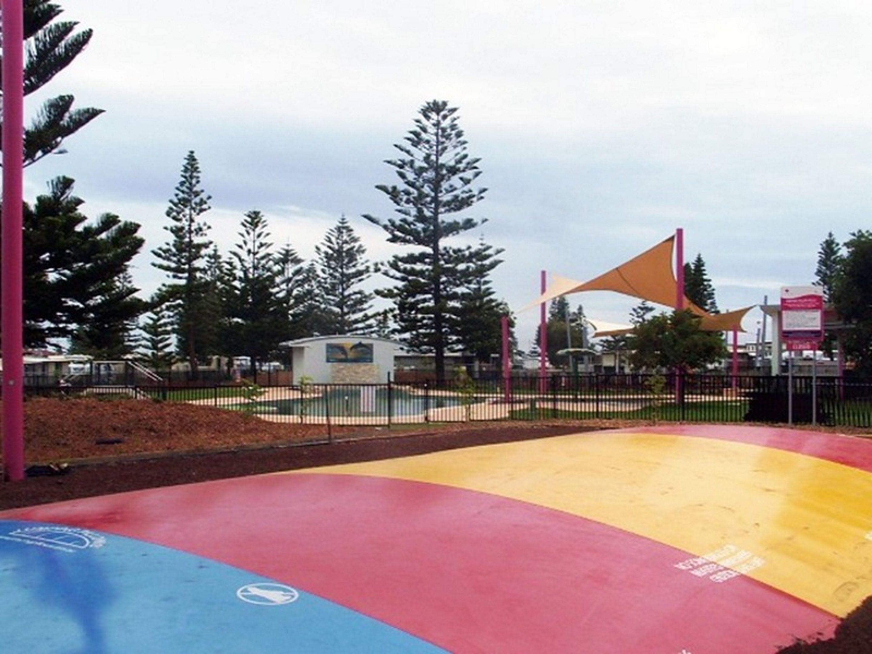 Área de juegos infantiles al aire libre