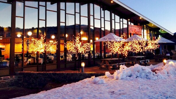 Front of property - evening/night - Man From Snowy River Hotel (Perisher Valley)