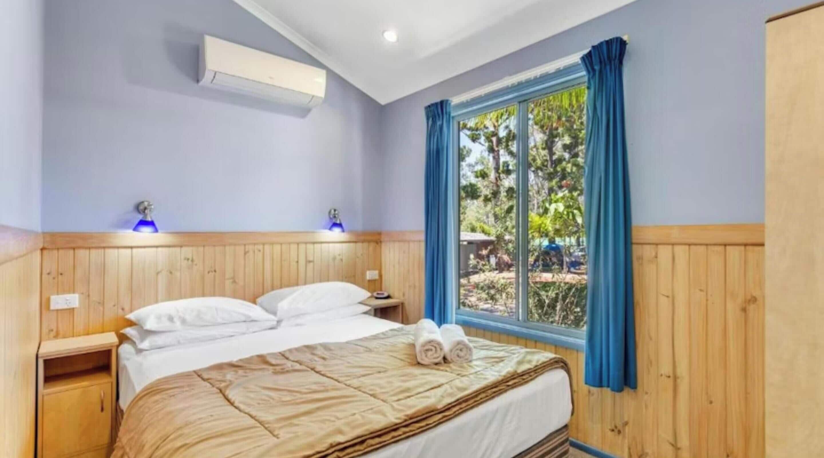 Standard 2 Bedroom Cabin - S6 (1QB, 2BB) | In-room safe, iron/ironing board, free WiFi, bed sheets