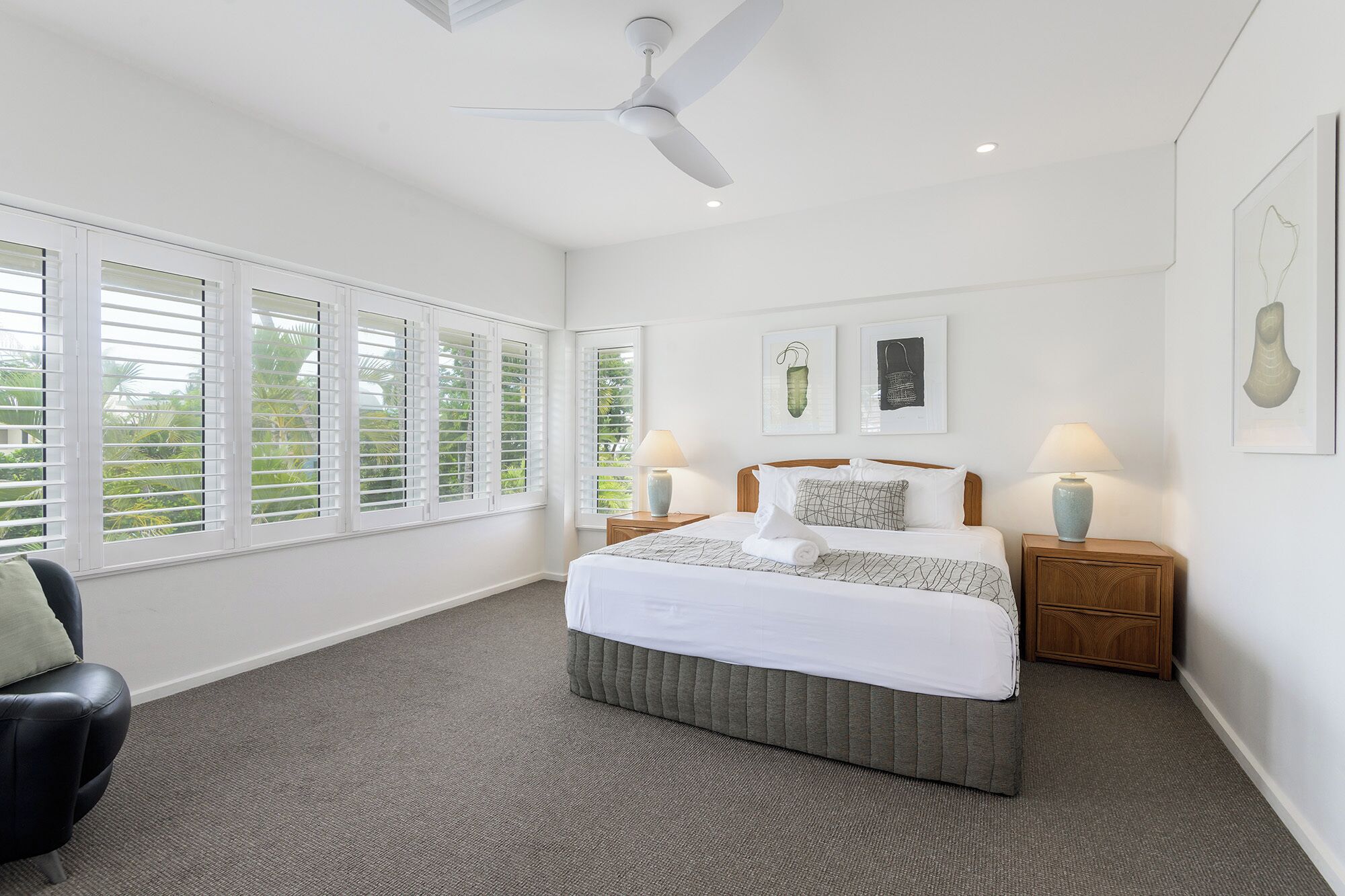 Individually decorated, individually furnished, iron/ironing board