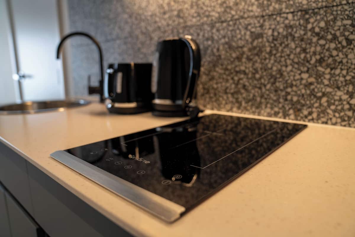 superior studio suite | private kitchen | fridge, microwave, coffee/tea maker, electric kettle