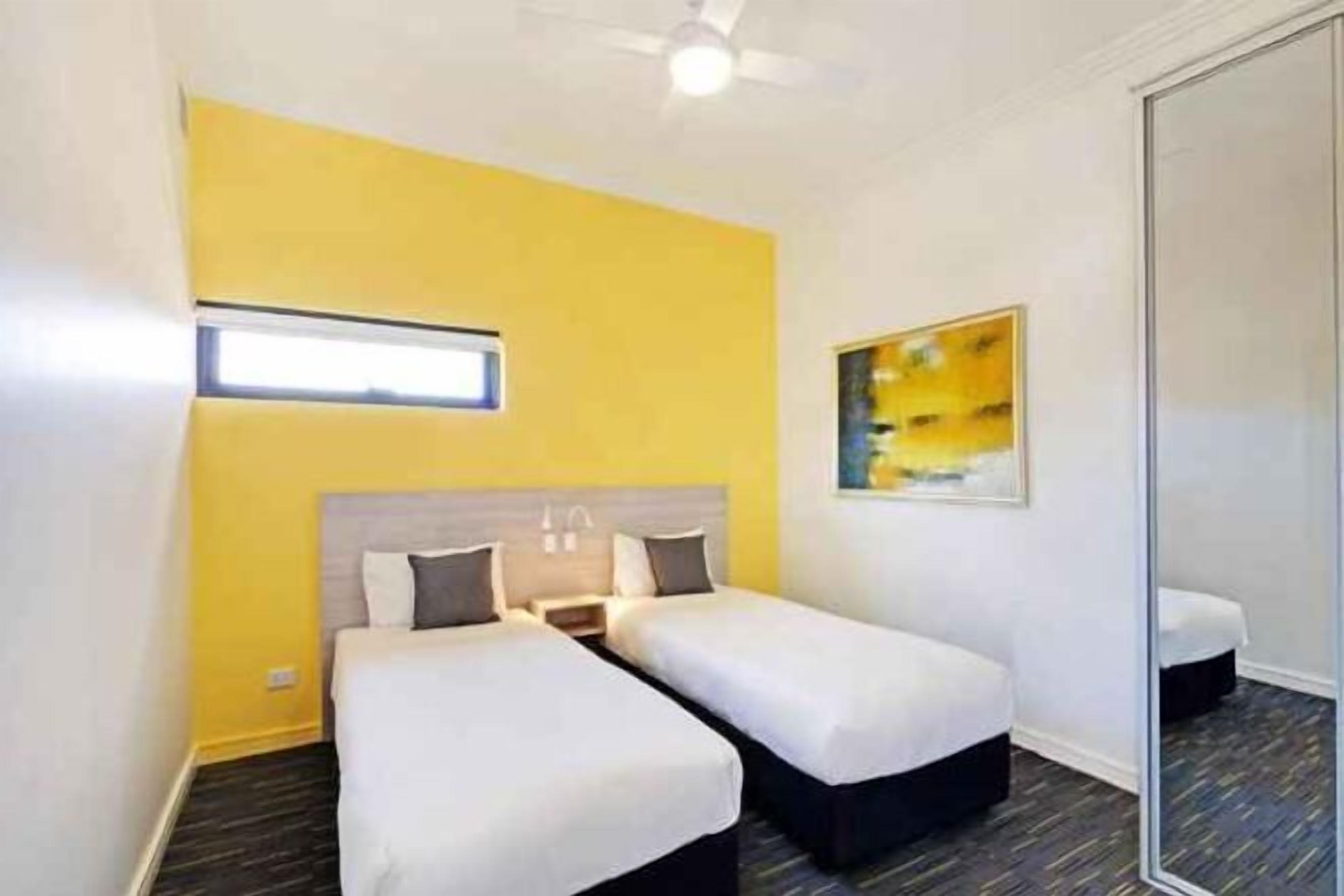 Select Comfort beds, desk, iron/ironing board, free WiFi