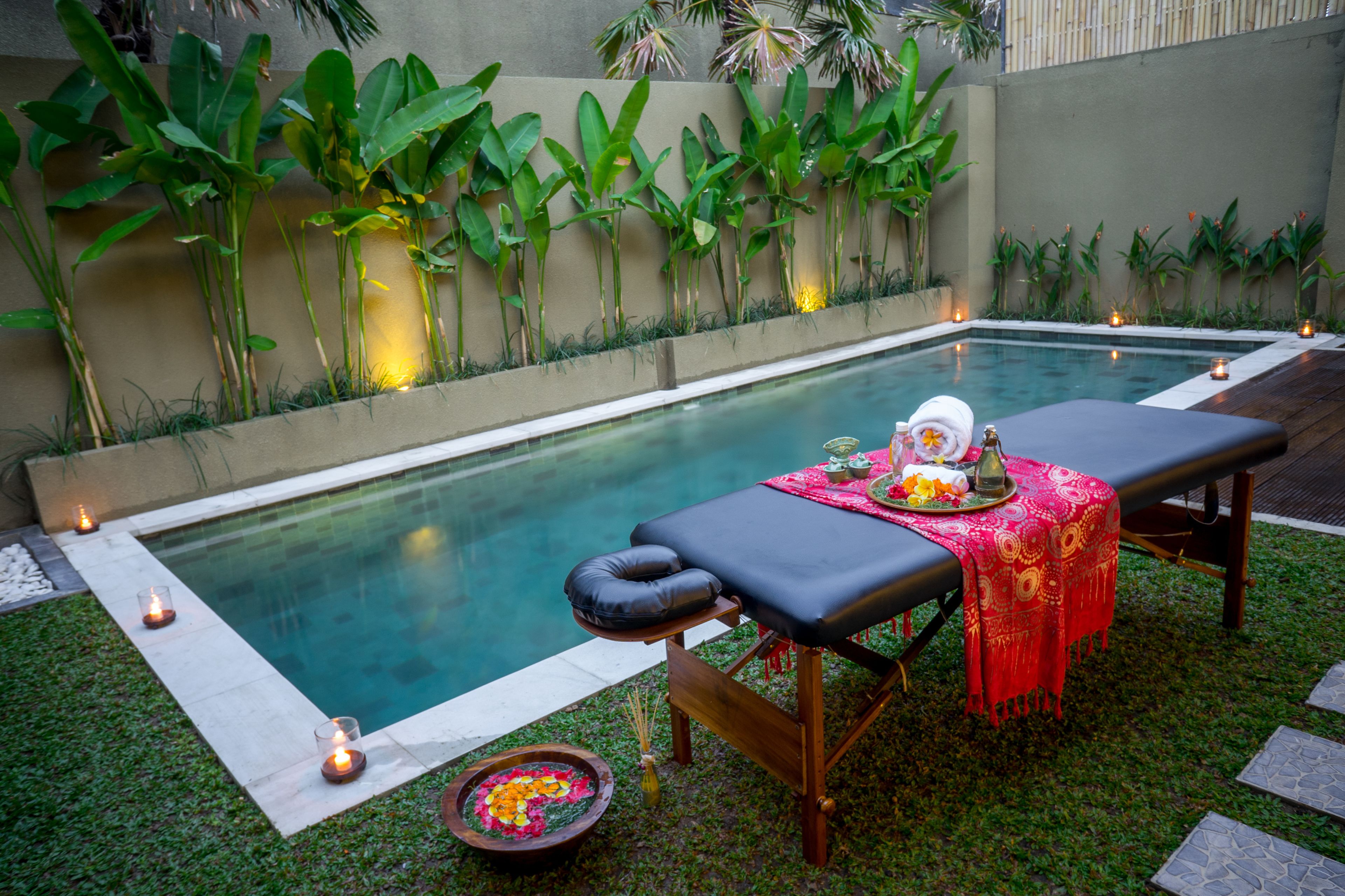 Body scrubs, facials, reflexology, manicures and pedicures