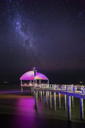 Blick von der Unterkunft