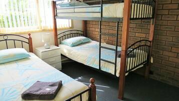 Standard Apartment, 2 Bedrooms, Non Smoking, Kitchen (Pool side) | 2 bedrooms, desk, iron/ironing board, free cribs/infant beds