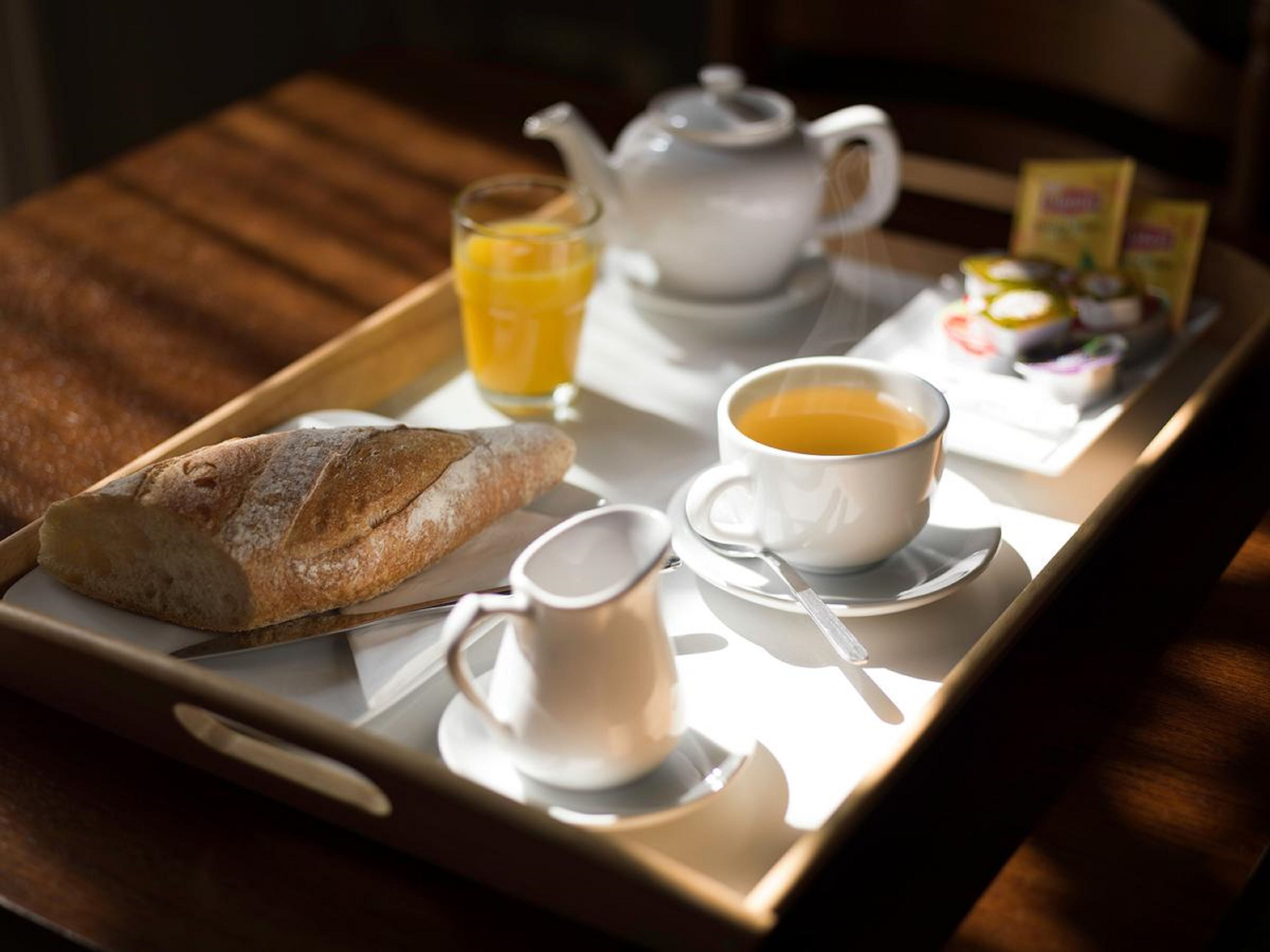 daily continental breakfast for a fee