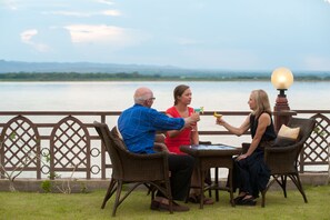 Front of property – evening/night