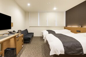 雙床房, 非吸煙房 | 高級寢具、羽絨被、特厚豪華床墊、書桌