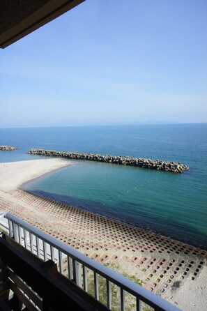 Chambre Tradition, vue mer (Japanese Style, 6ppl, Open-air Bath) | Vue sur la plage/l’océan