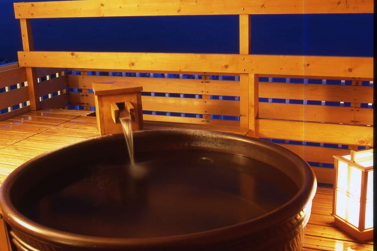 japanese style room for 4 people with sea view open-air bath | deep-soaking bathtub
