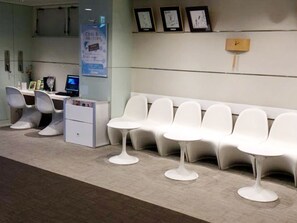 Lobby sitting area