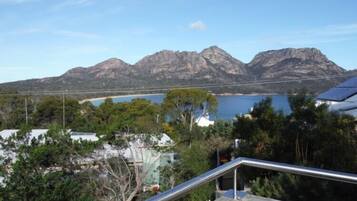 Vue depuis lâhĂ©bergement