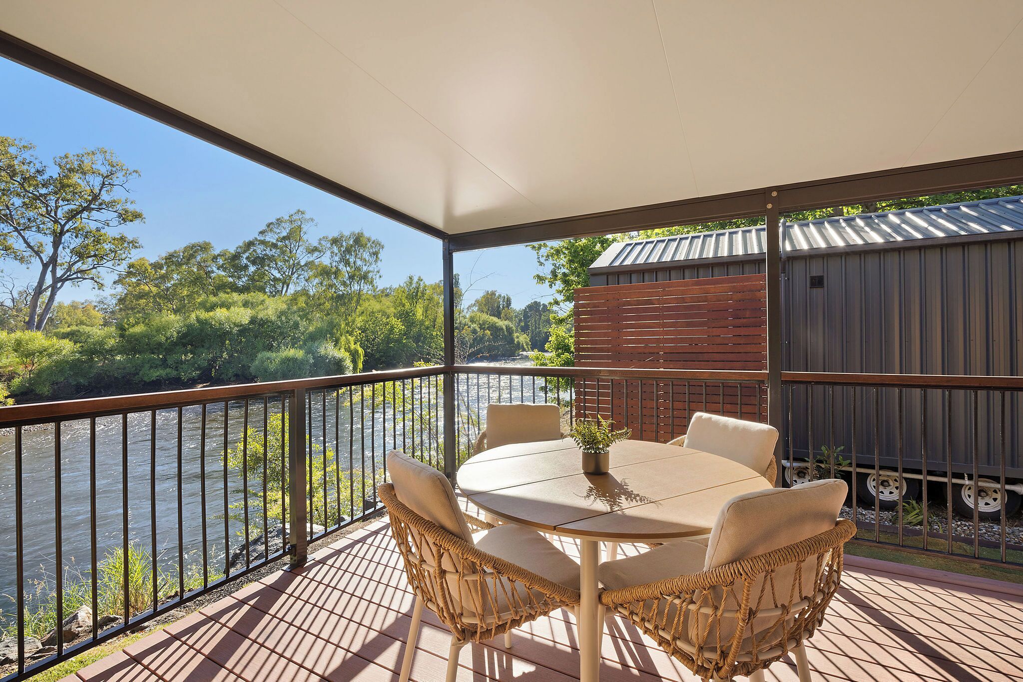 Tiny Home - Sleeps 2 | Balcony view