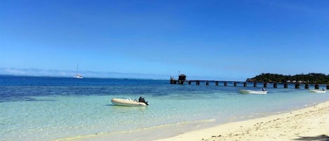 Plage, sable blanc