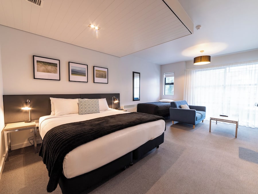 Executive Studio Twin with Balcony | Premium bedding, desk, soundproofing, iron/ironing board