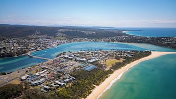Beach nearby, white sand