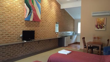 Studio Standard, non-fumeurs, coin cuisine (Studio) | Décoration personnalisée, bureau, rideaux occultants