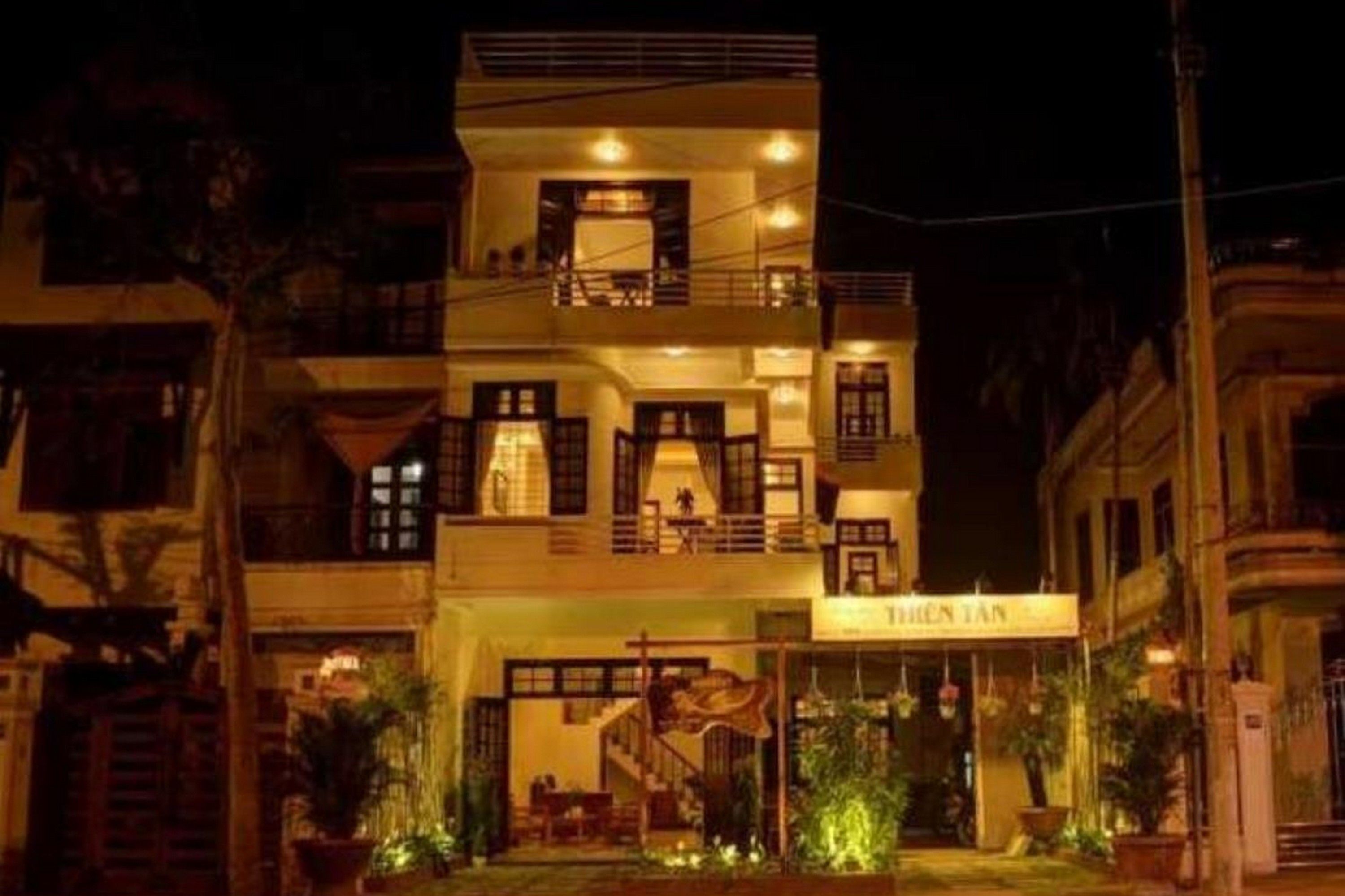 front of property – evening/night