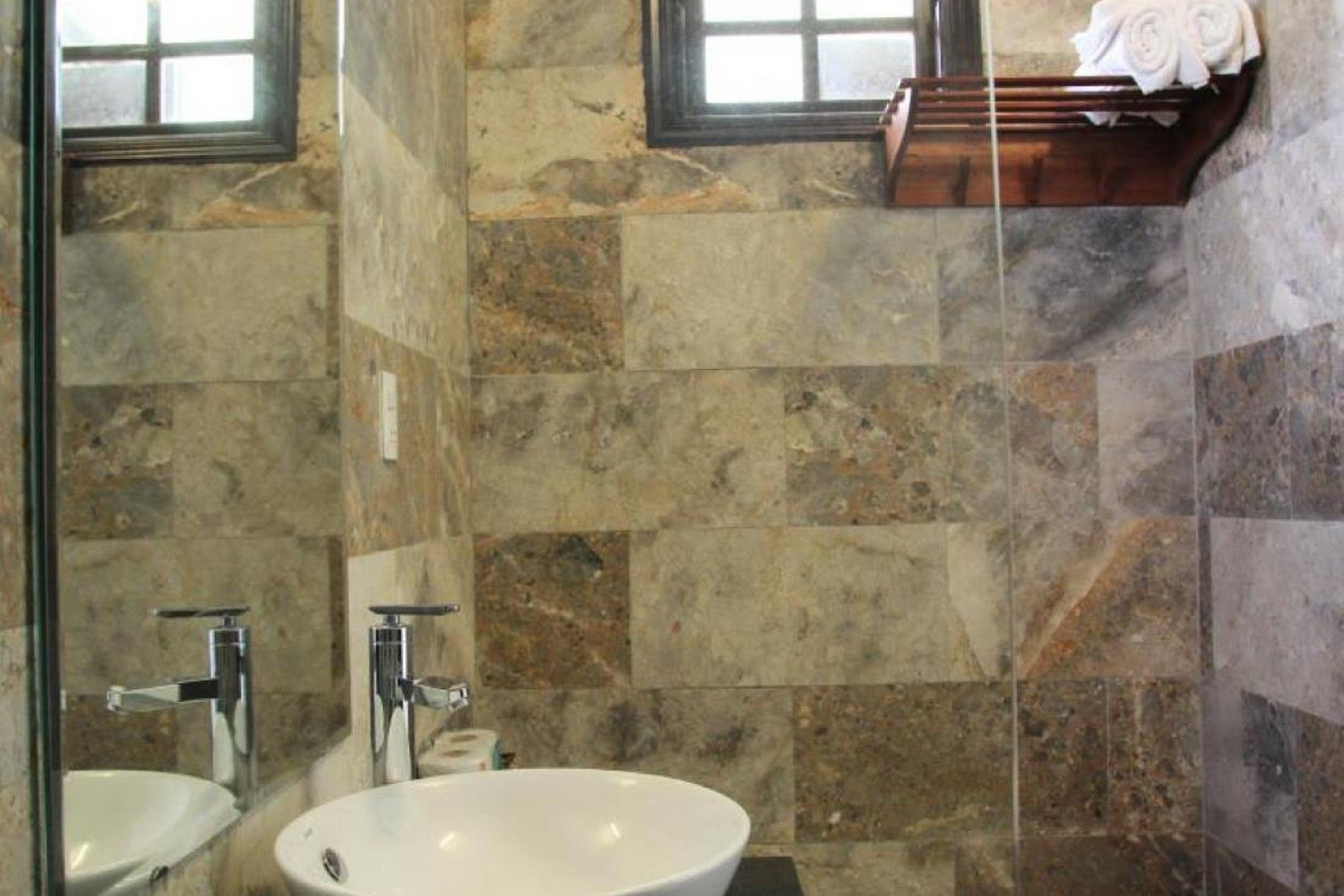 shower, slippers, bidet, towels