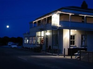 Front of property – evening/night