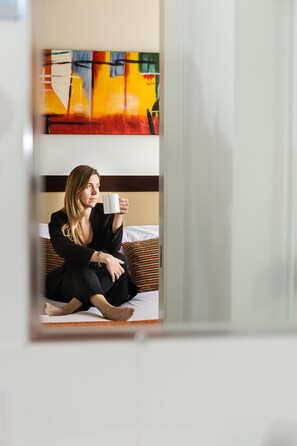 2 habitaciones, ropa de cama de alta calidad y insonorización 