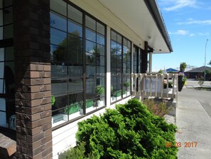 Majoituspaikan julkisivu