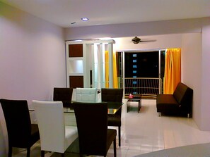 Deluxe Apartment, 3 Bedrooms | Living area | TV - Malacca Hotel Apartment (Malacca City)