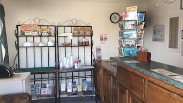 Check-in/check-out kiosk