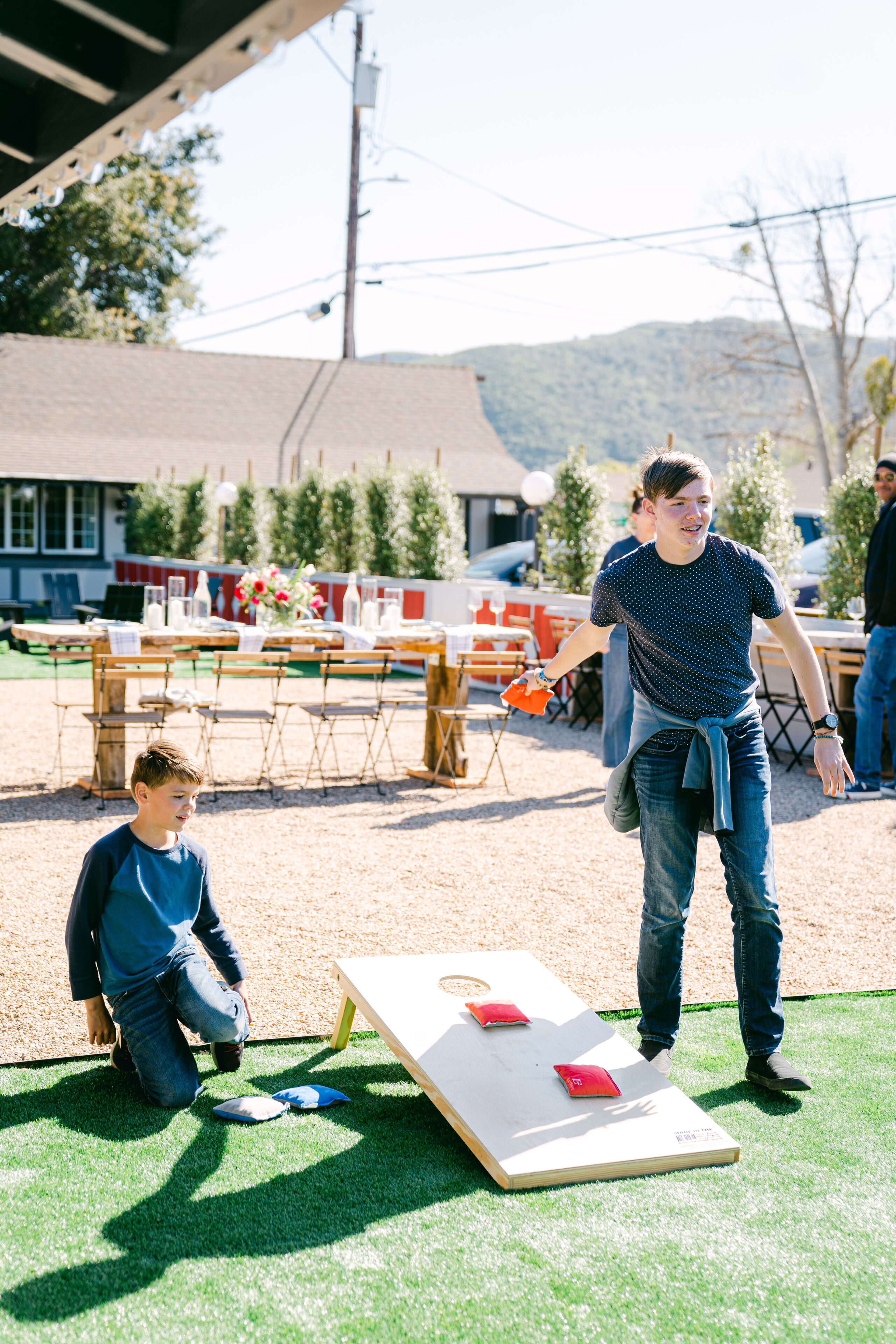 Utendørs lekeområde for barn
