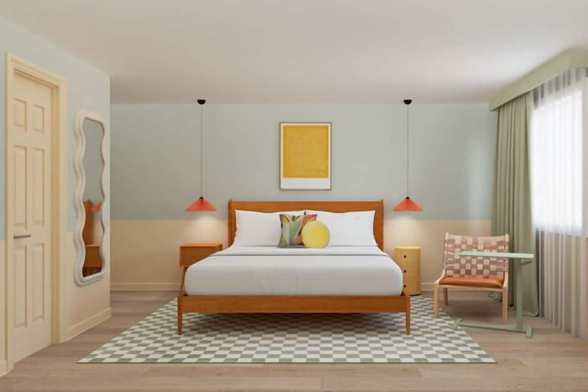 Deluxe Single Room, 1 Katil Raja (King) | Langsir/tirai gelap terus, Wi-fi percuma, cadar katil
