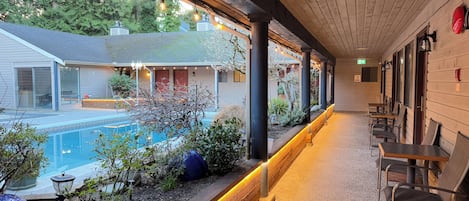 Seasonal outdoor pool