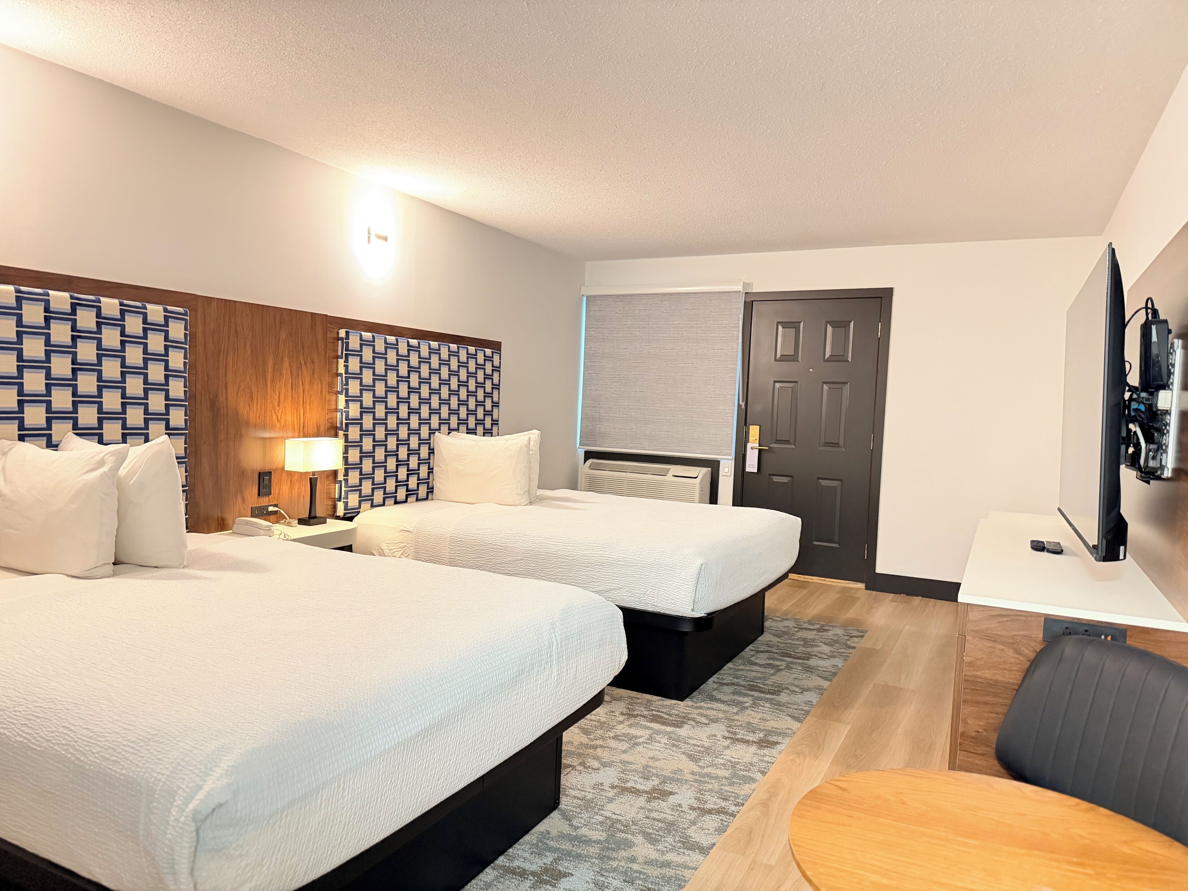 Pillow-top beds, iron/ironing board, free WiFi, bed sheets