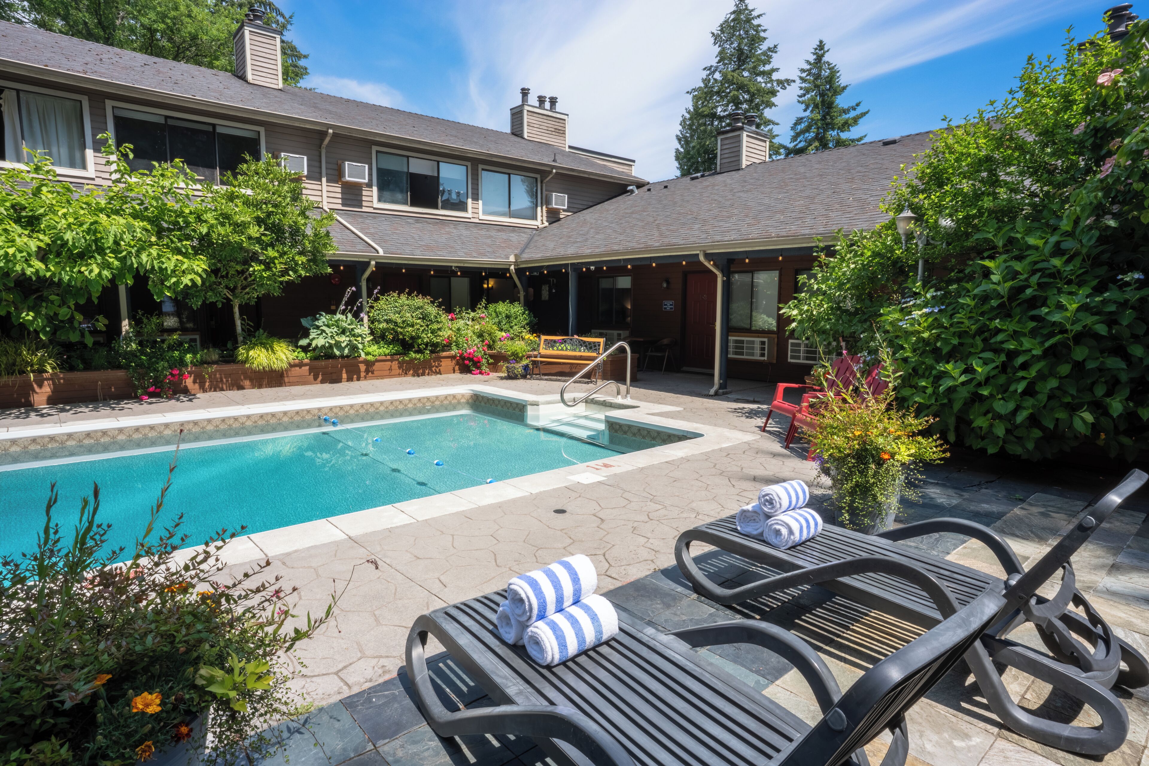 Seasonal outdoor pool