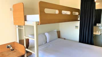 Room, Multiple Beds | 1 bedroom, Egyptian cotton sheets, premium bedding, desk