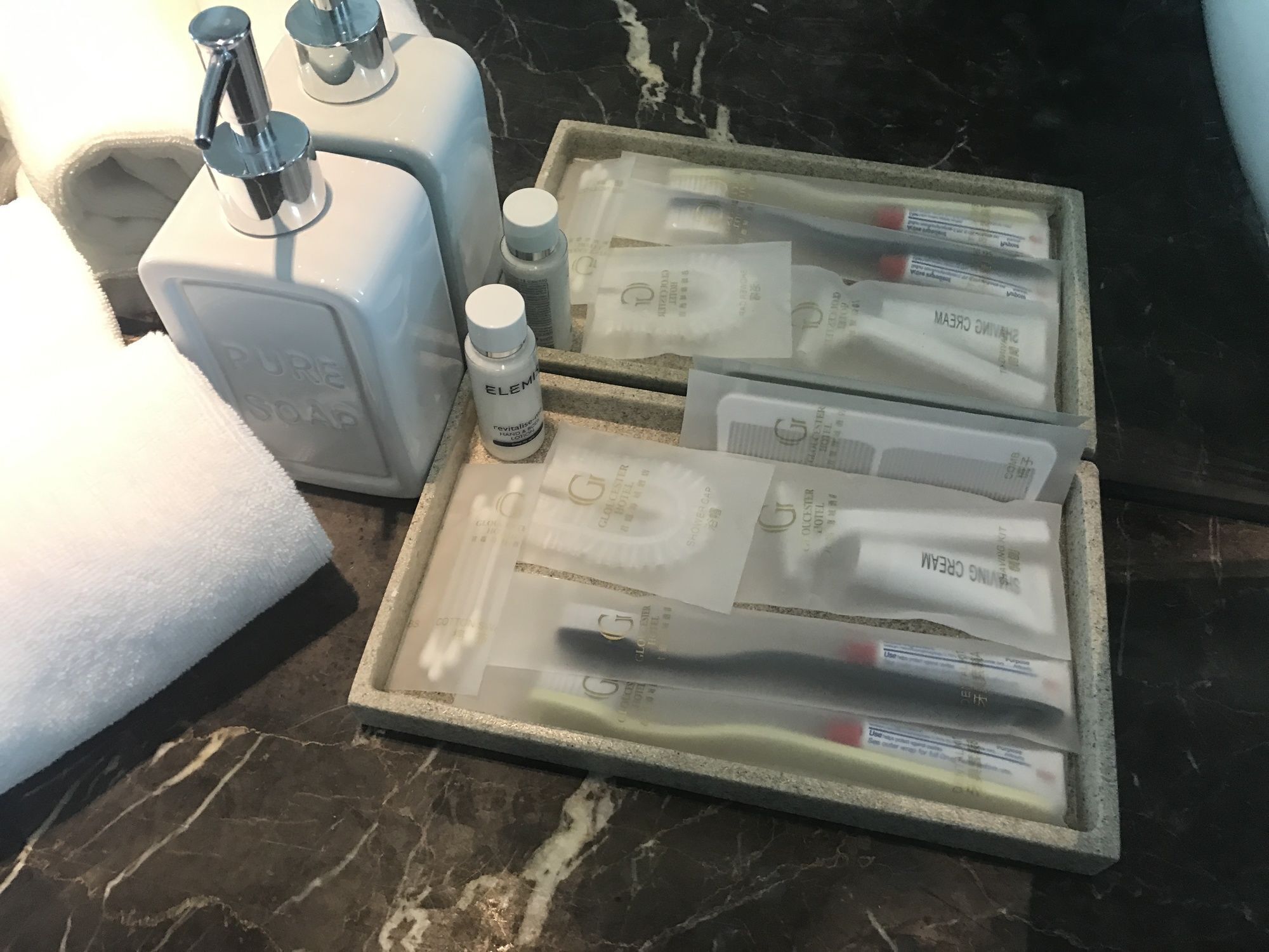 shower, designer toiletries, hair dryer, bathrobes