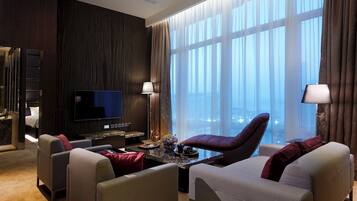 43-inch flat-screen TV with digital channels, TV