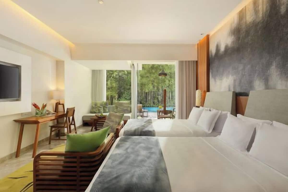 Ropa de cama de alta calidad y minibar