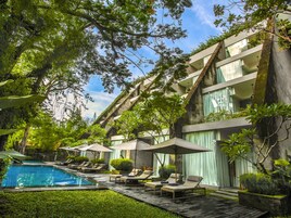 Pemandangan balkon