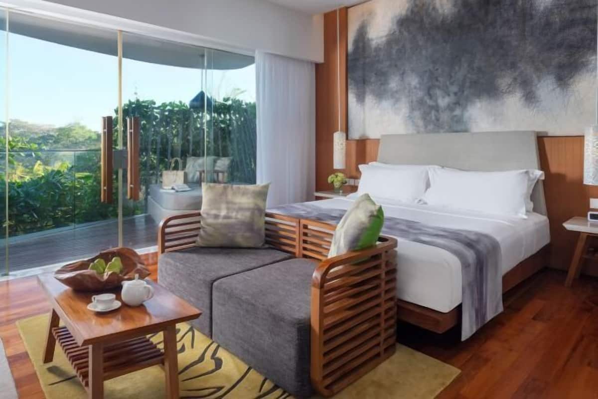 Ropa de cama de alta calidad y minibar