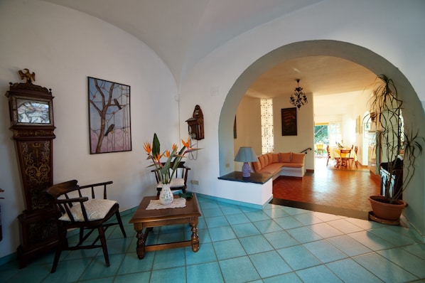 Lobby sitting area