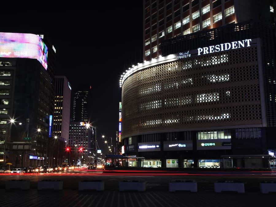 Front of property - evening/night