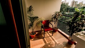 Phòng 2 giường đơn Deluxe, 2 giường đơn, quang cảnh thành phố | 1 phòng ngủ, bộ đồ giường cao cấp, chăn bông, nệm Select Comfort 